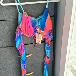 Alaia Tiger Mist Top NWT XL